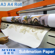 A3 A4 Roll Metal, cerámica, camiseta, papel de sublimación textil